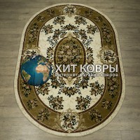 Российский ковер Супер Акварель 20611 22126 Крем овал